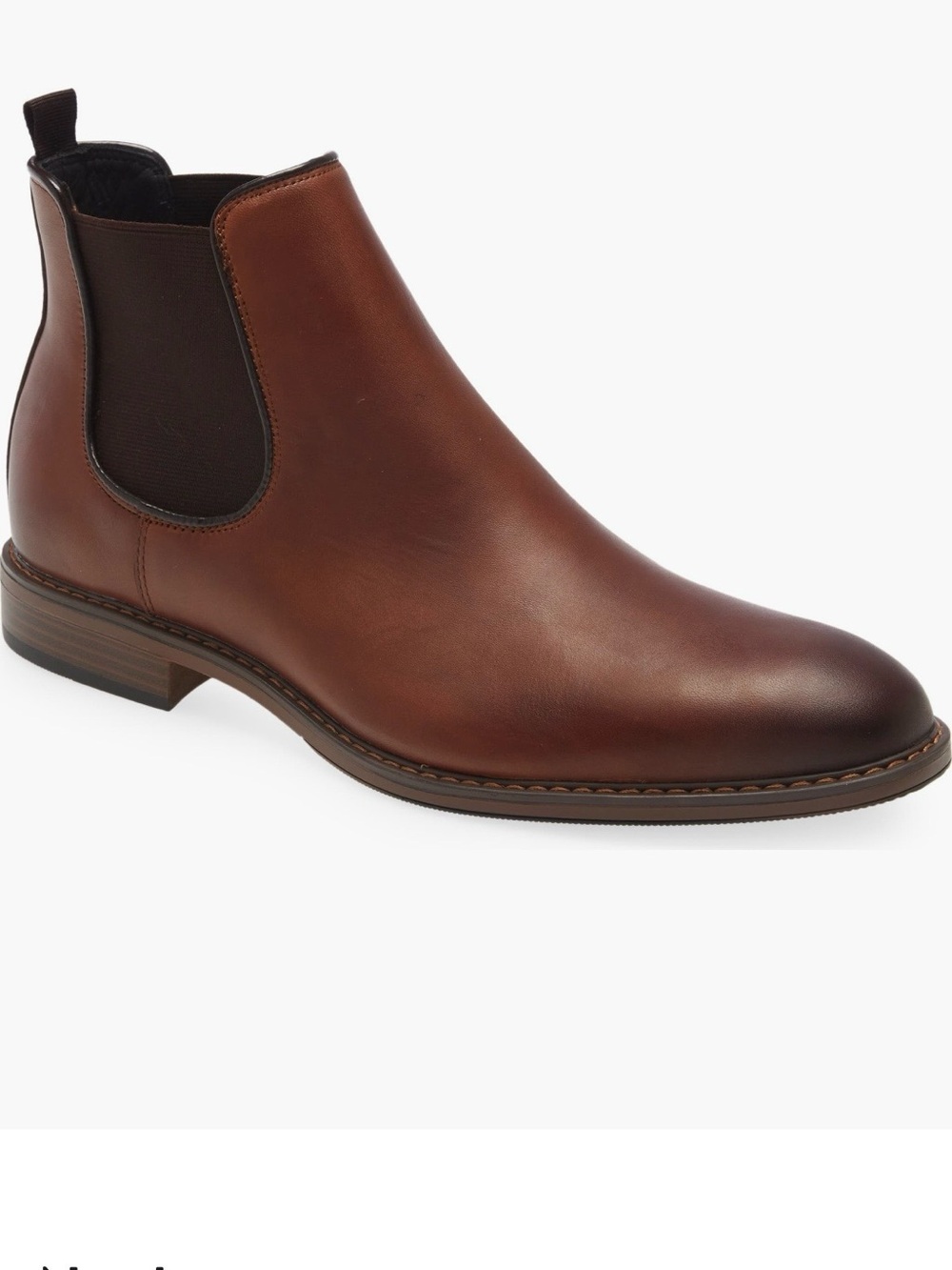 Nordstrom Men’s Brown Leather Chukka Chelsea Boot